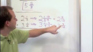 Lesson 5 - Adding Mixed Numbers, Method 1 (5th Grade Math)