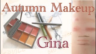 雑誌付録Gina(ジーナ)で秋色メイク💄Ungrid(アングリッド)6 color palette \u0026 3 color crayons