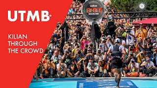 UTMB Mont-Blanc 2022 - 🟥 UTMB - Through the crowd with Kilian Jornet