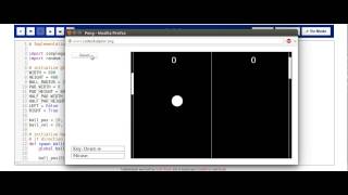 Pong game using Python and simplegui framework