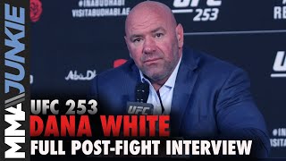 Dana White: Conor McGregor broke 'man code' posting DMs | UFC 253 post-fight interview