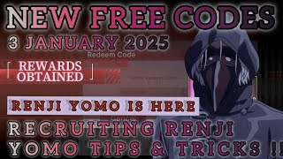 JANUARY 2025 NEW CODES FOR YOU TO CLAIM !!!! and RENJI YOMO SUMMON !!!! Tokyo Ghoul Break The Chains