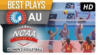 NCAA 93 WV: Mary Anne Esguerra with an extremely quick hit against Mapua! | AU | Best Plays