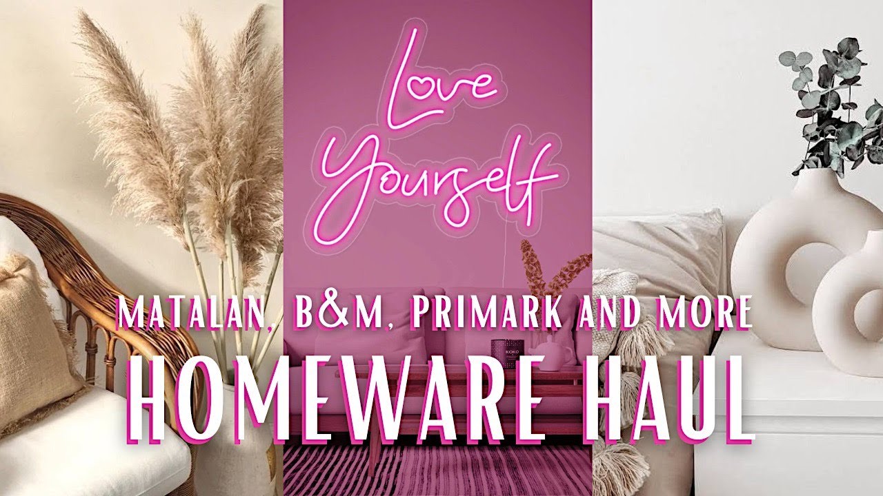 NEW HOMEWARE HOME DECOR HAUL | MATALAN, B&M, PRIMARK, ALDI & MORE ...