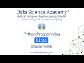 Python Programming for Beginners Py006: Lists