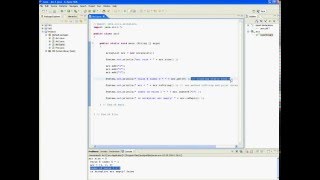 Java tutorial in Eclipse (ArrayList)