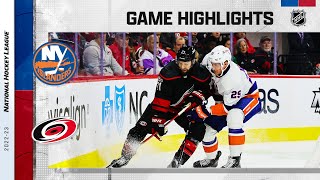 Islanders @ Hurricanes 10/28 | NHL Highlights