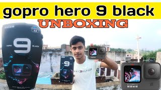 gopr Hero 9 black Unboxing and review | bast action camera in 2021 | real Unboxing video in Hindi