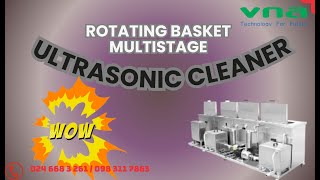 Rotating Basket Multistage Ultrasonic Cleaner