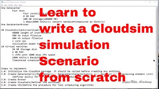 CloudSim Tutorial: How to write a Program for Simulation of SpaceShared VM and TimeShared Cloudlets