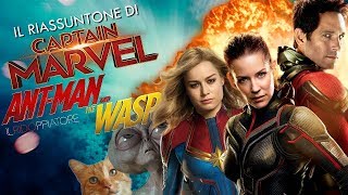 Il RIASSUNTONE di CAPTAIN MARVEL e ANT MAN \u0026 THE WASP #ILRidoppiatore