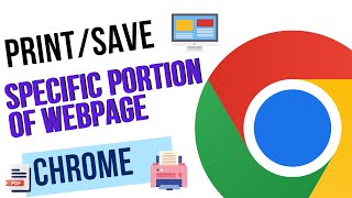 How to Print or Save Specific Portions of a Webpage as PDF in Google Chrome | Easy Guide