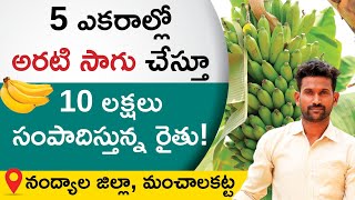 Banana Farming in Telugu - How to Start a Banana Farming? | Kowshik Maridi