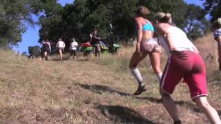 2009 CrossFit Games - The Women Climb a Hill in the 7K Run