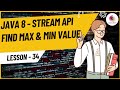 Stream API Reduce | Find Max And Min Number Using Streams | Java 8 Features