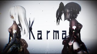 【東方MMD】ファントムズでKARMA【霊夢･魔理沙】