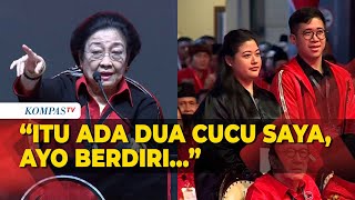 Kala Megawati Perkenalkan Kedua Cucunya di HUT PDIP: Mau Tahu Kalau Masuk Politik Gimana, Sip!