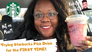 Trying Starbucks Pink Drink for the FIRST TIME! (+ Chatty review) | SIPPING WITH JACK