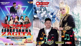 🟠 Live OM ZAGITA Assoy Pakdhe ||  Wedding Party NOVA & PUTRI || CREST  Sound System