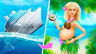 Barbie and her Baby on the Island / 31 Dolls Hacks