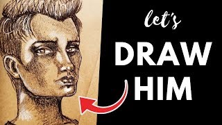 HOW TO DRAW a Hot DUDE, Together!