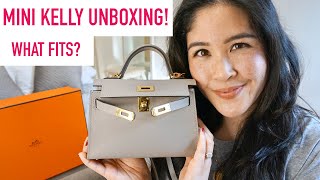 MINI KELLY UNBOXING - What fits?! | Sam Loves