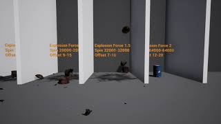 UE4 Exploding Barrel Blueprint - RBD Destruction Demo