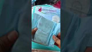 Unboxing Everteen Sanitary Pads from Flipkart under 250rs |#everteen  #ytshorts#youtubeshorts