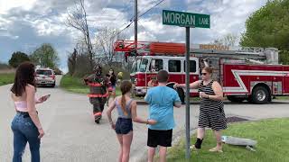 Markies 11th Birthday Fire department Parade