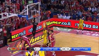 Highlights: Hapoel Jerusalem - Maccabi Electra Tel Aviv 79:83
