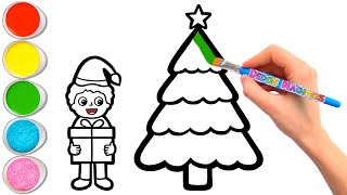 Dibujemos y coloreemos juntos Imagen de Celebración de Felices Fiestas 👧🎁👦 Felices Fiestas #96