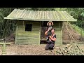 Single mother - and her son built a beautiful house together. daily life