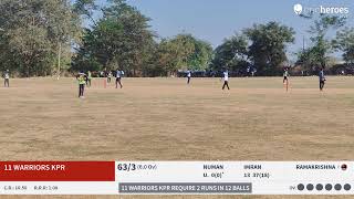 Rainbow Warriors vs 11 WARRIORS KPR Live Cricket Match | KPKD  CRICKET TOURNAMENT 4 MANDALS SEASON -