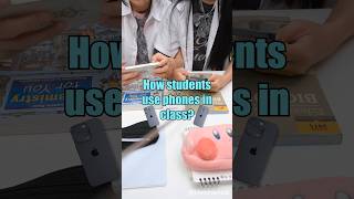 How students use phones in class? #shorts