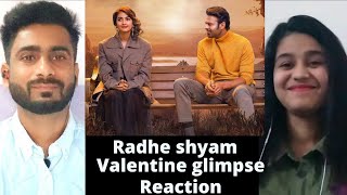 Couple Reaction On Radhe Shyam (Valentine Glimpse) | Prabhas | Pooja Hegde | Radha Krishna Kumar