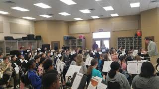 GMEA District 10 rehearsal