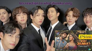 bts reaction to what jhumka song l bts reaction to bollywood song l
