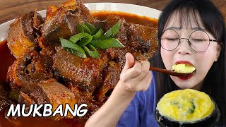 집밥 먹방🍚 코다리찜과 계란찜 SPICY BRAISED POLLACK MUKBANG | ASMR EATING SOUNDS