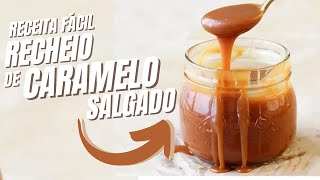 🍰Receita Fácil de Recheio de Caramelo Salgado Para Ovo de Colher🍰