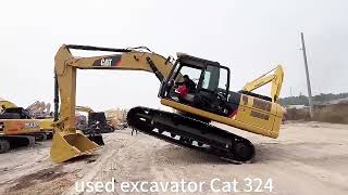 Caterpillar Original Used Cat 324d 324dl Excavator Second Hand Tracked