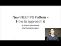 New NEET PG Pattern - How to approach it? | Dr. Rohan Khandelwal | #neetpg #neetss #fmge