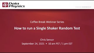 How to Run a Single Shaker Random Test