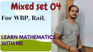 Mixed set 04 for WBP, Rail and other competitive exam