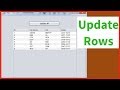 Java and MySQL Tutorial -  How To Update All MySQL Table Data Using JTable In Java NetBeans