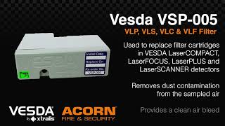 Vesda VSP-005 VLP, VLS, VLC \u0026 VLF Filter - Acorn Fire \u0026 Security