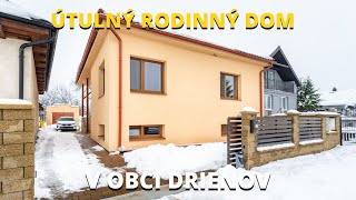 NA PREDAJ ZREKONŠTRUOVANÝ RODINNÝ DOM V OBCI DRIENOV