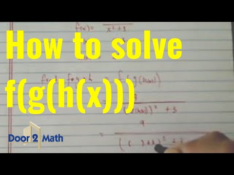 *^Composite Function: f(g(h(x))) if f(x) = 9/x^2 + 3, g(x) = x + 3, h(x) = x^2 *^Composite Function: f(g(h(x))) if f(x) = 9/x^2 + 3, g(x) = x + 3, h(x) = x^2