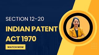 Sections 12-20 | Powers of Controller | Patent Agent Exam 2025 | Patent Agent Exam Preparation|