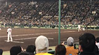 藤川球児投手　引退試合　対坂本勇人選手