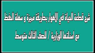 شرح قطعة الحياة في الاهوار بطريقة مميزة و سهلة الحفظ مع اسئلتها الوزارية/ انكليزي الثالث متوسط